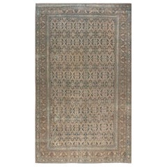 Antique Persian Khorassan Handmade Wool Rug