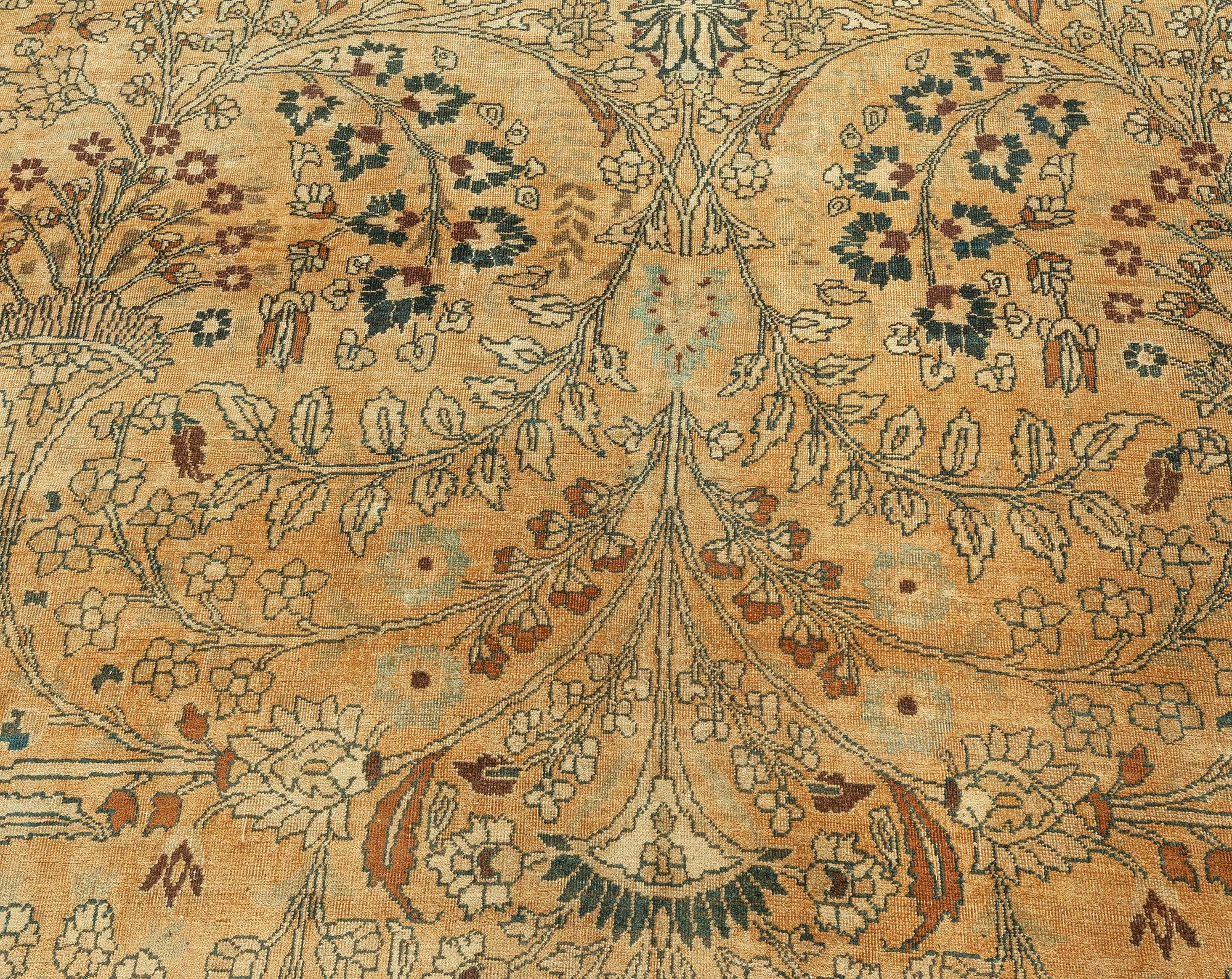 Doris Leslie Blau Antique Persian Khorassan Rug 'Size Adjusted' For Sale 1