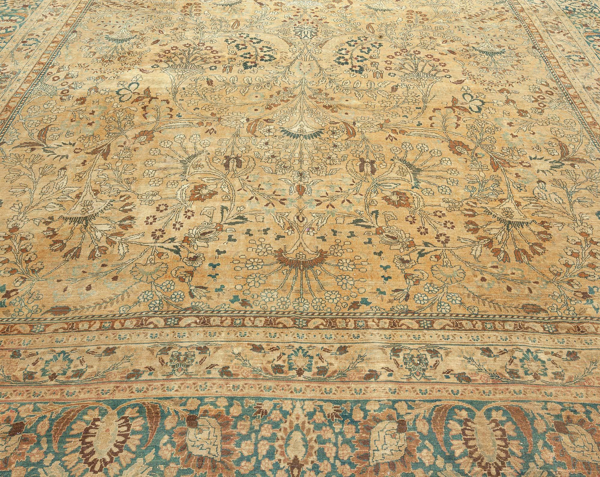 Doris Leslie Blau Antique Persian Khorassan Rug 'Size Adjusted' For Sale 2