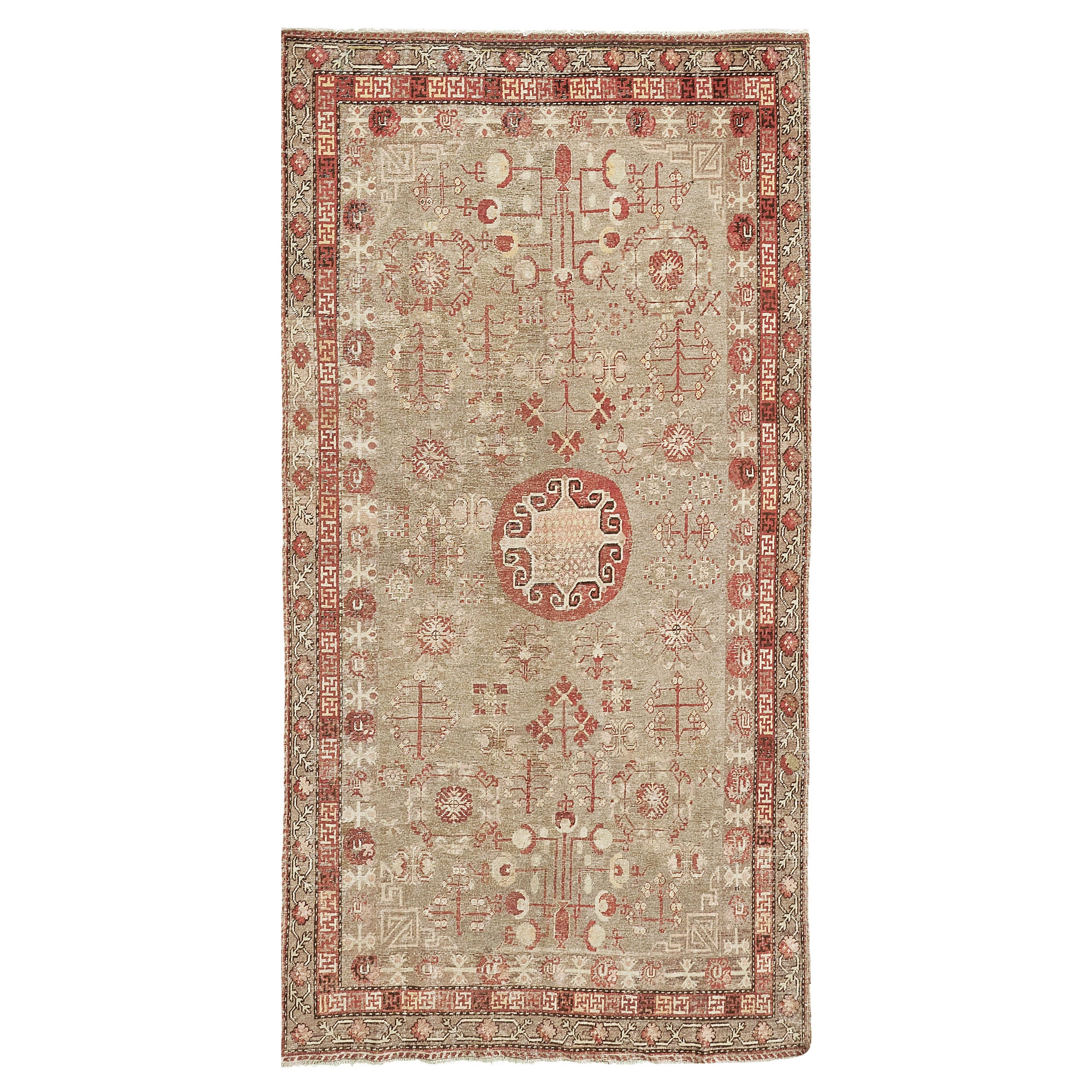 Tapis persan antique Khotan 59285