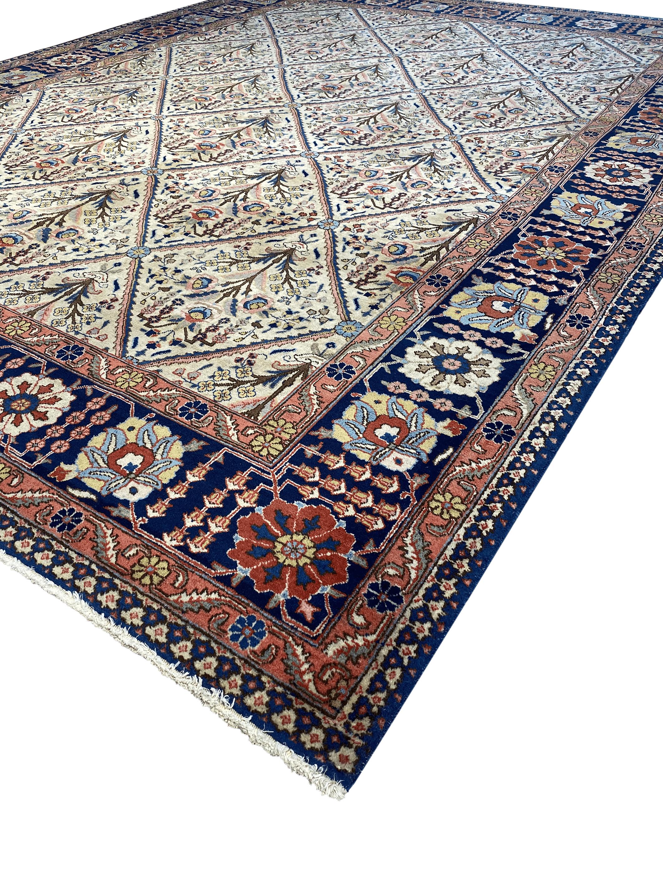 Hand-Knotted Antique Persian Khoy Tabriz 9' x 12' 4