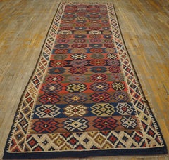Early 20th Century N.W. Persian "Shahsavan" Flat-Weave ( 4'8" x 15'-143 x 457 )