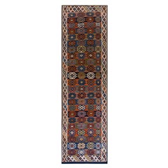 Anfang des 20. Jahrhunderts N.W. Persische Flachgewebe-Kommode „Shahsavan“ ( 4'8" x 15'143 x 457)