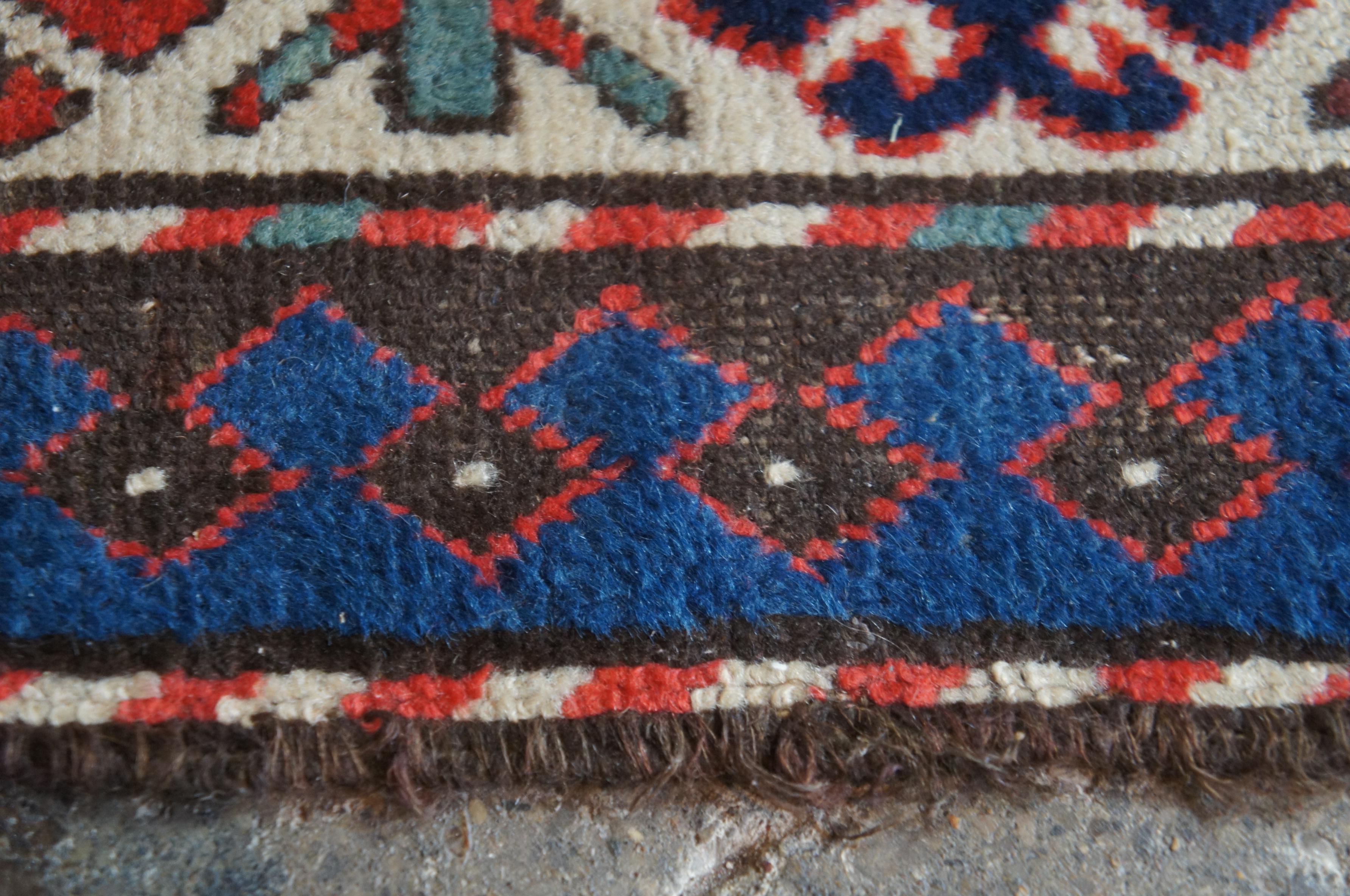Wool Antique Persian Kilim Area Rug Runner Carpet