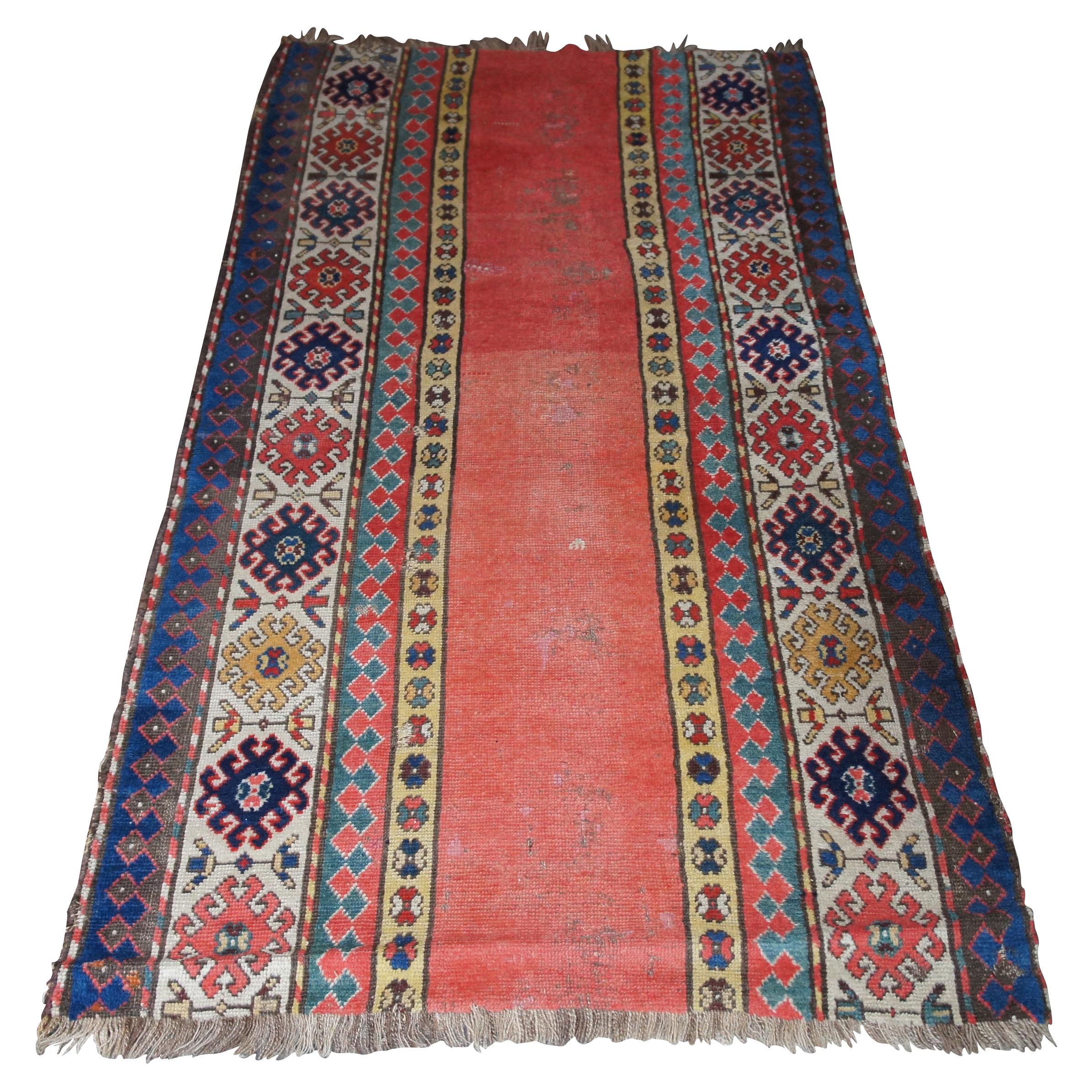 Antique Persian Kilim Area Rug Runner Carpet