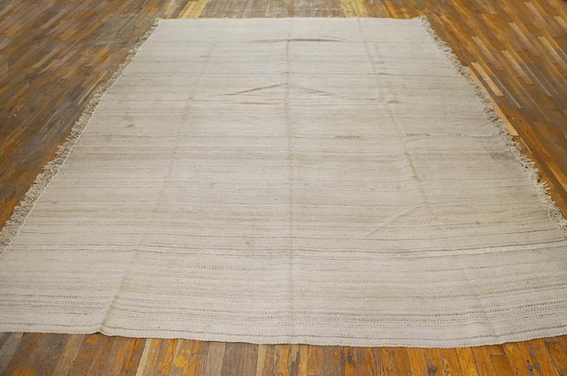 Antique Persian Kilim rug, size: 8'2