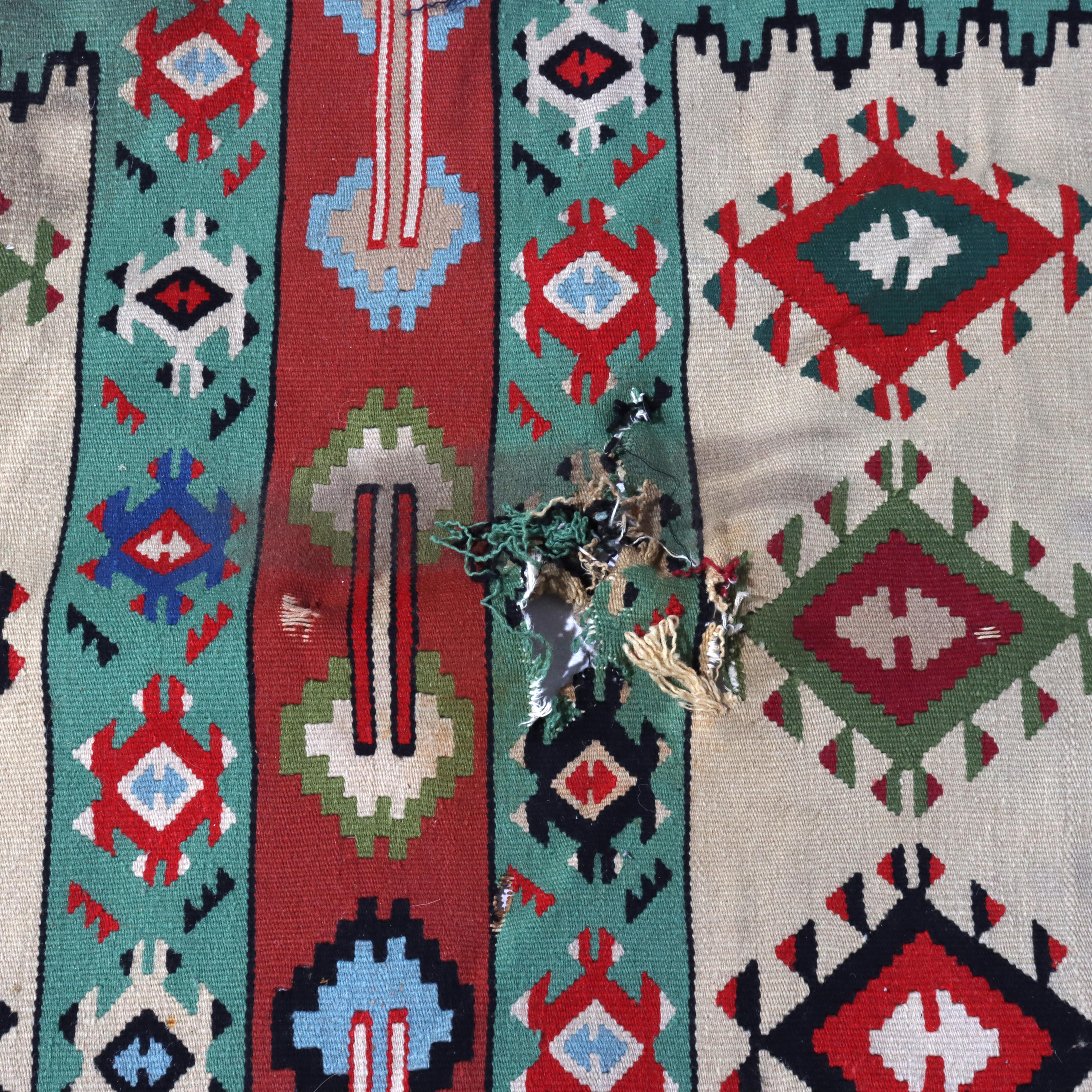 Antico Rug & Kilim persiano C1920 in vendita 6
