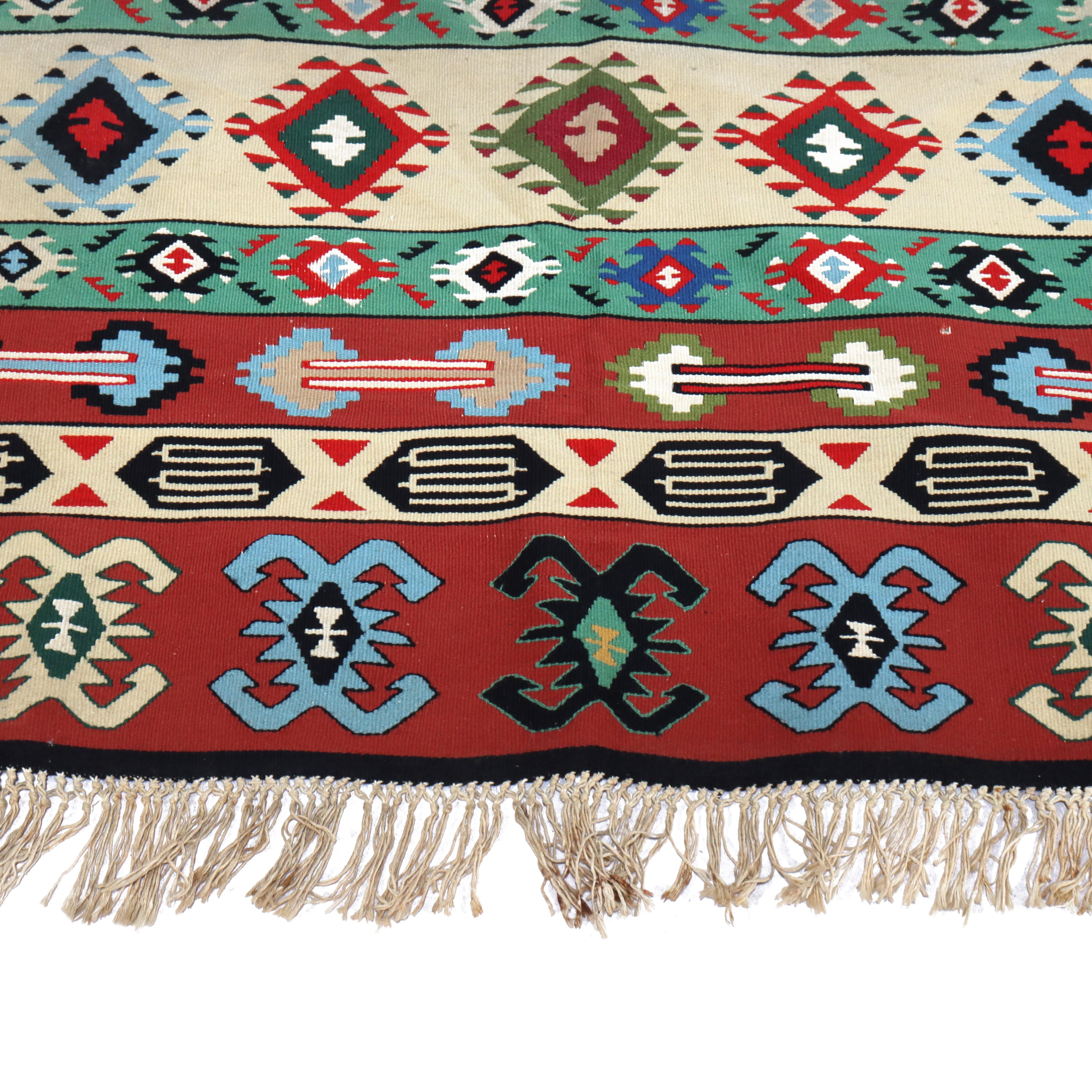 Antico Rug & Kilim persiano C1920 in vendita 8
