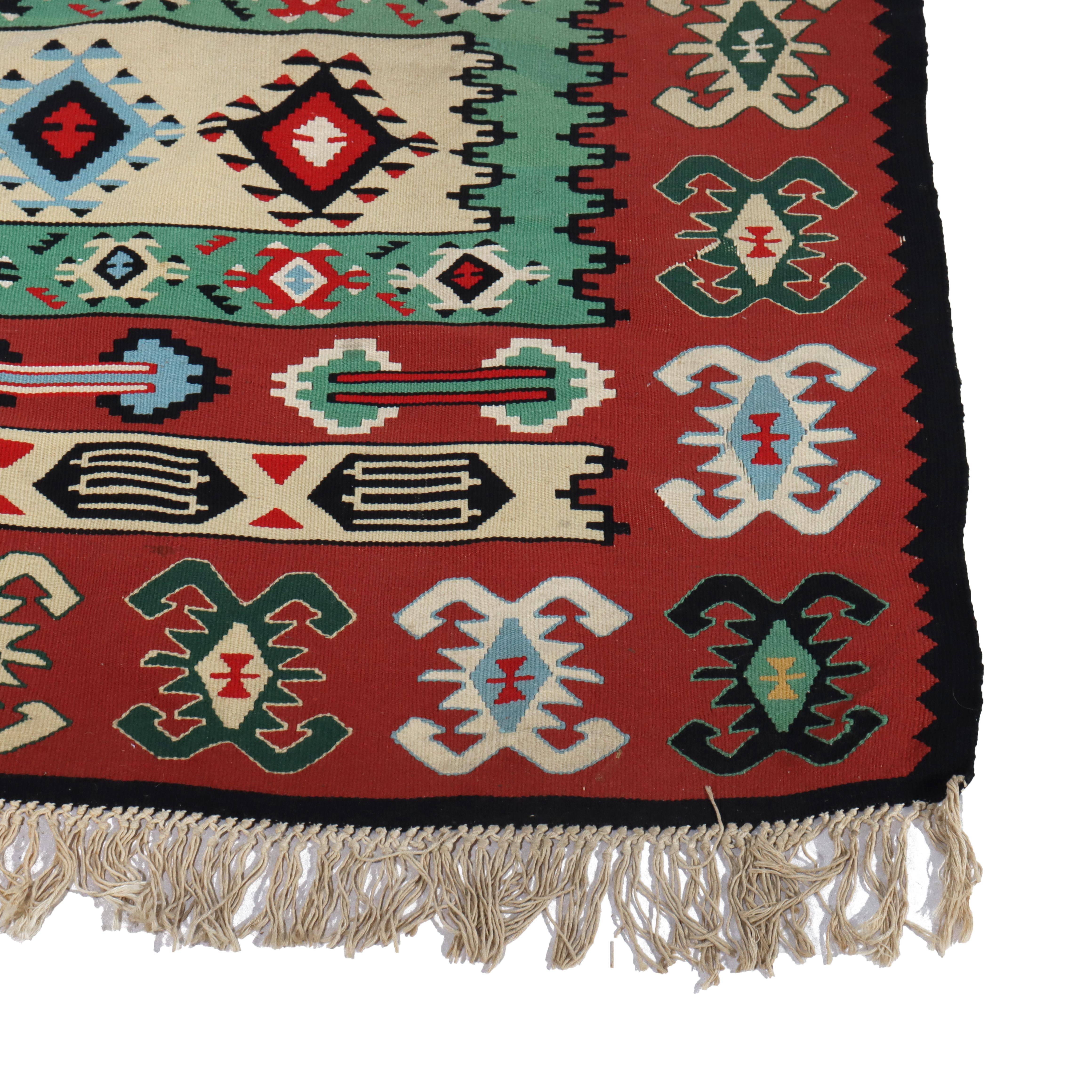 Antico Rug & Kilim persiano C1920 in vendita 9
