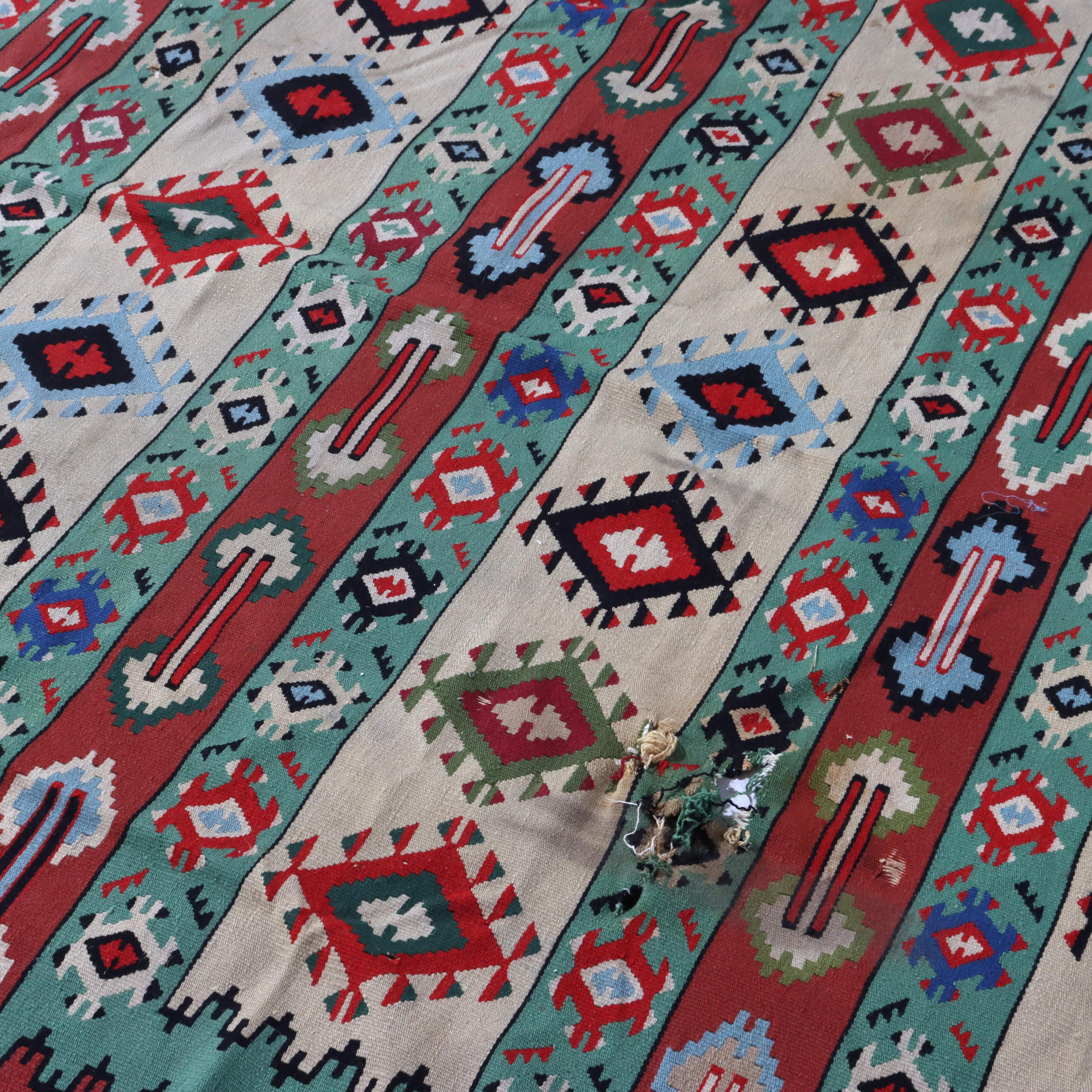 Antico Rug & Kilim persiano C1920 in vendita 13
