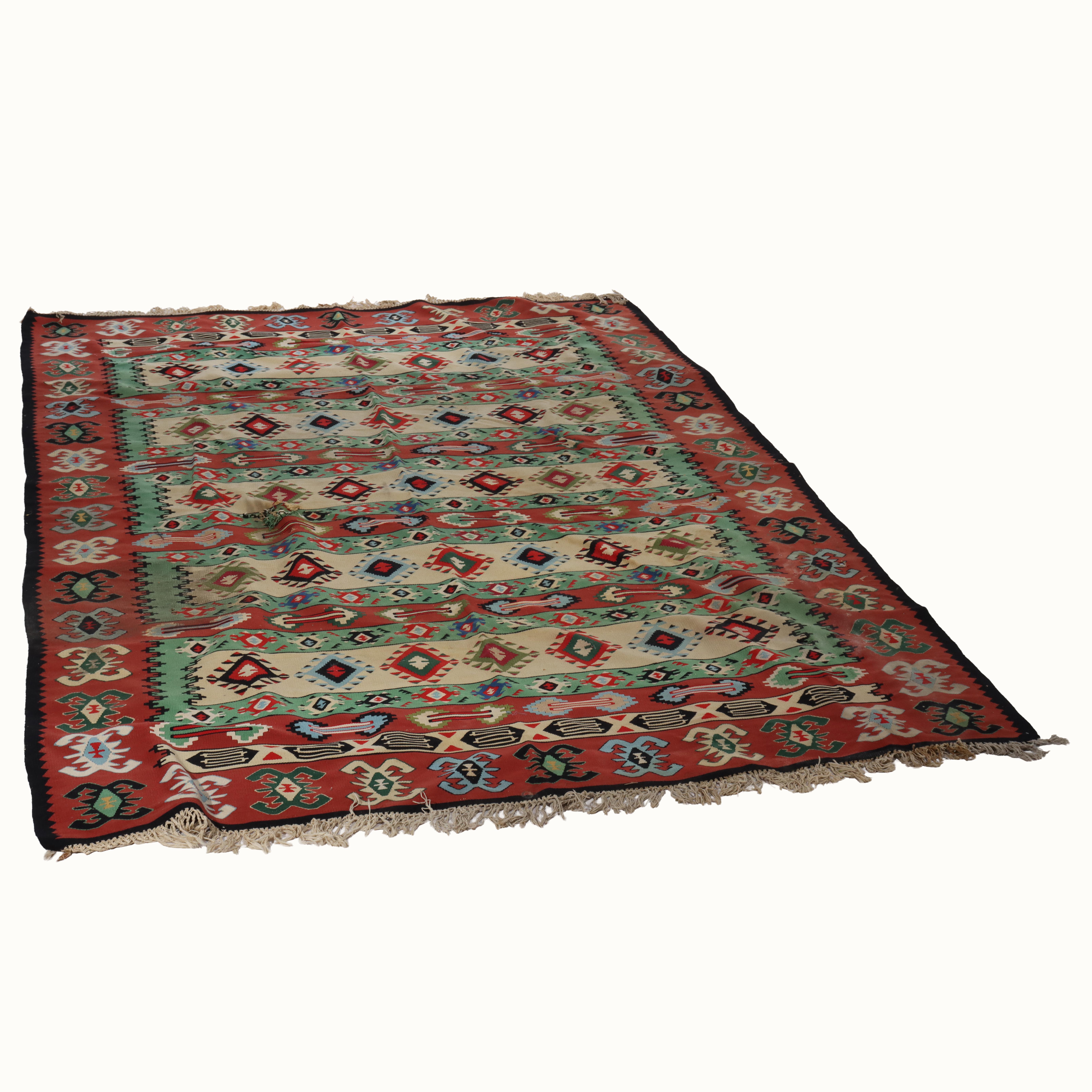 Antico Rug & Kilim persiano del 1920.    
120