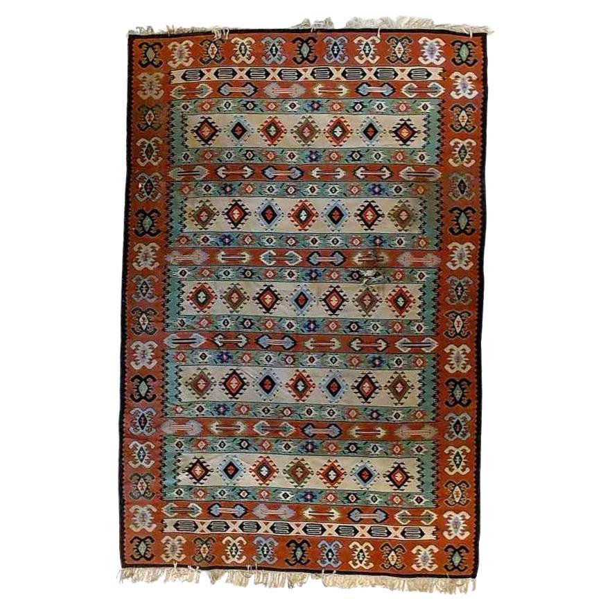 Antiker persischer Kilim-Teppich C1920
