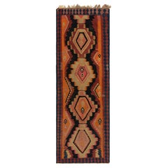 Antique Persian Kilim Rug in Red with Pink Medallion Patterns by Rug & Kilim