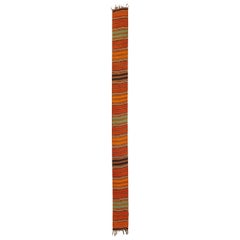 Antique Persian Kilim Runner Rug with Colored Stripes