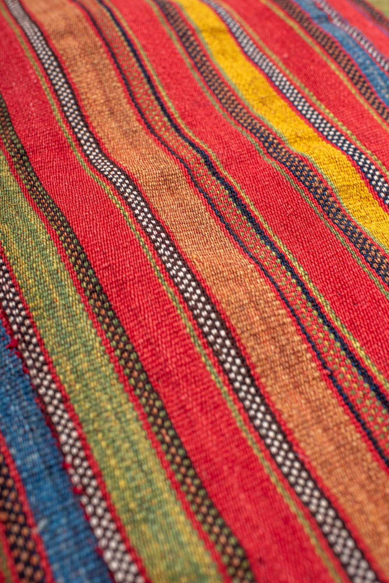 20th Century Antique Persian Kilim with Red 