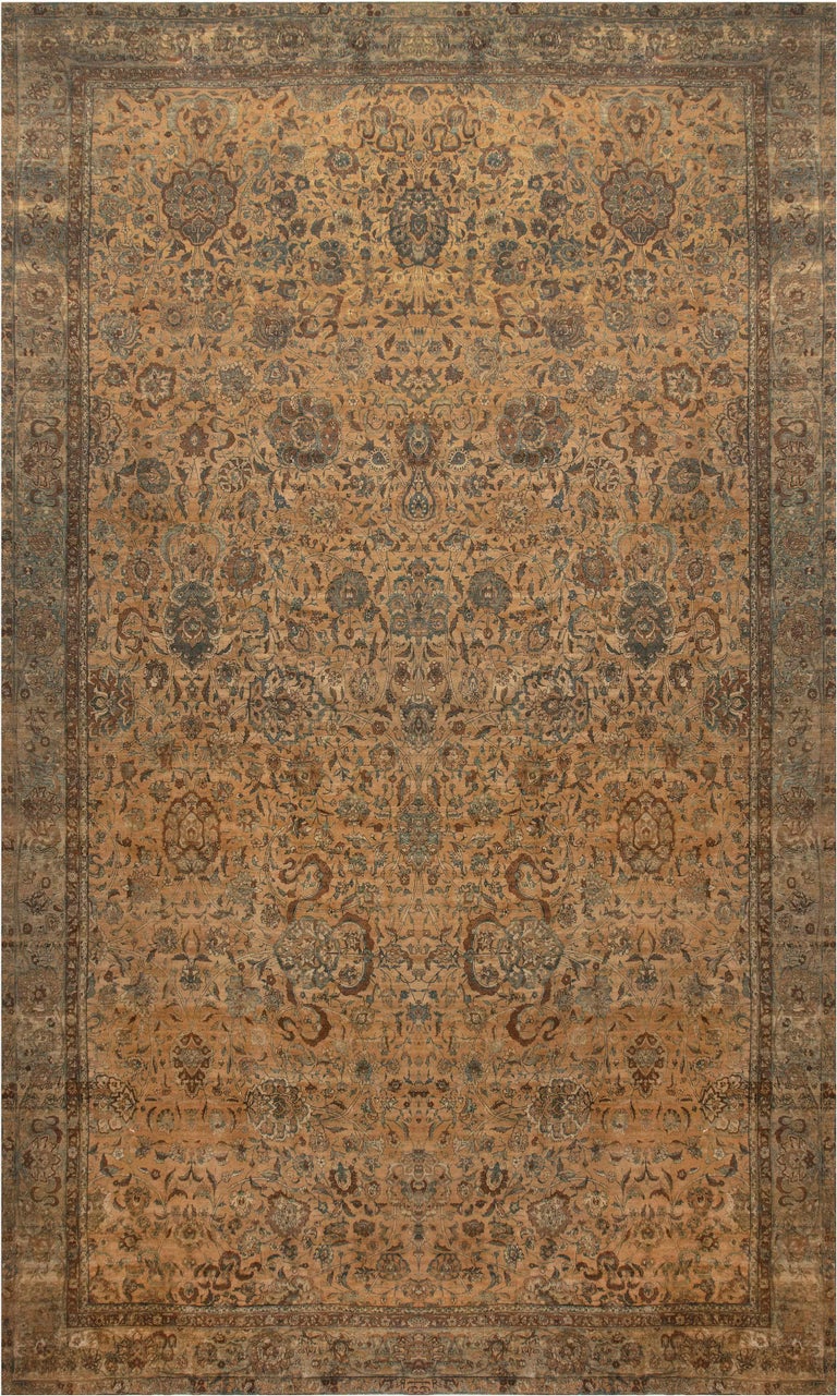 Doris Leslie Blau Collection Antique Persian Kirman Botanic Handmade ...