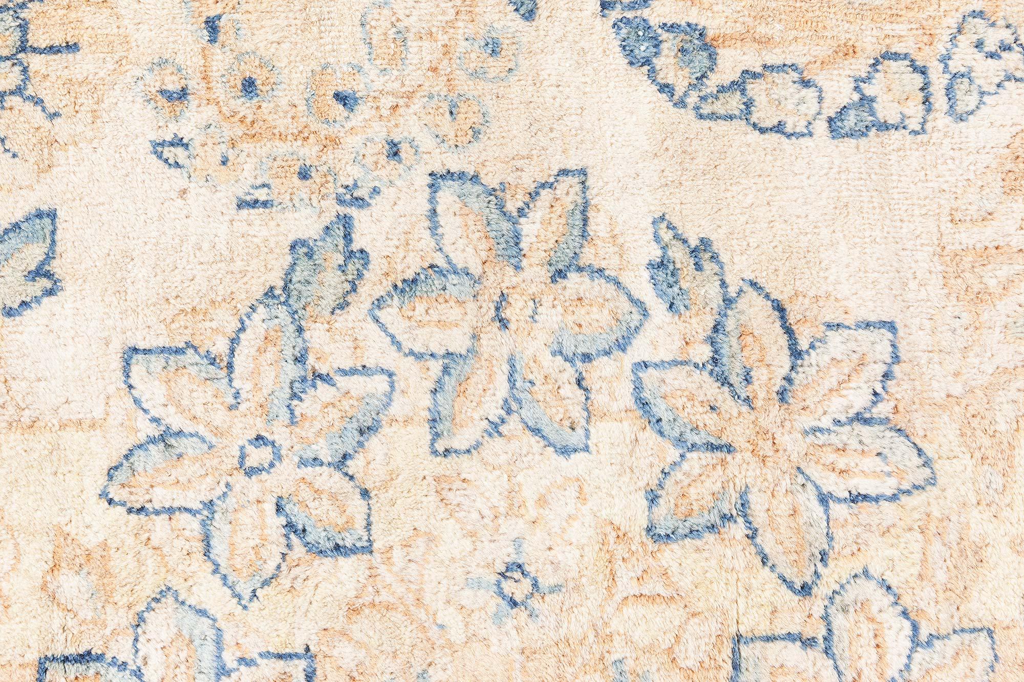 Tappeto antico persiano Kirman Camel in lana fatto a mano in vendita 5