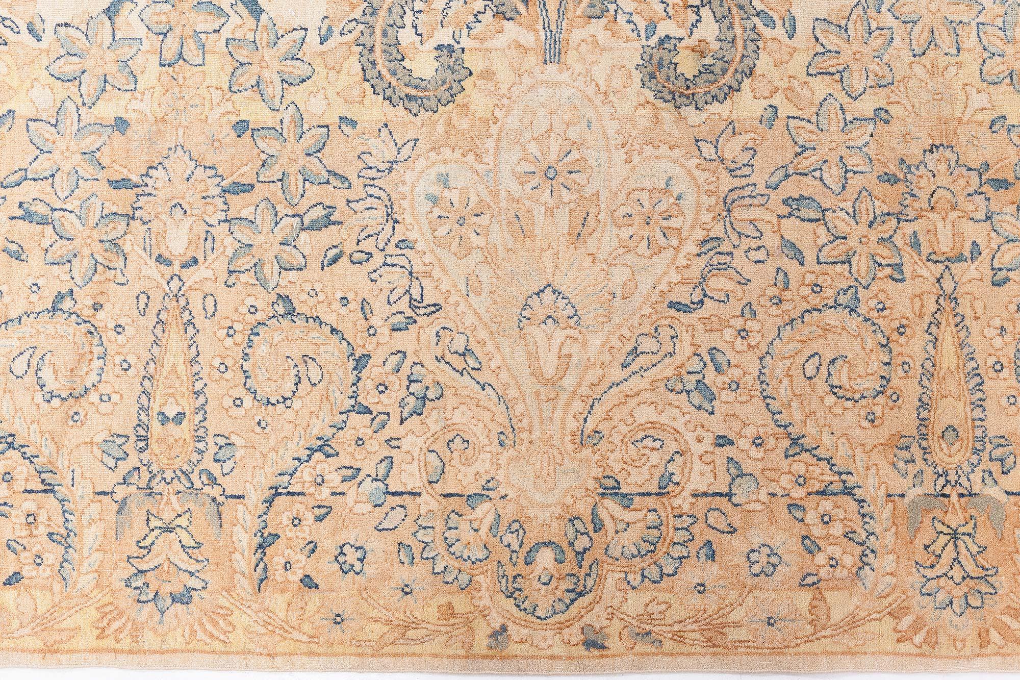 Antico tappeto persiano Kirman Camel in lana fatto a mano
Dimensioni: 13'5