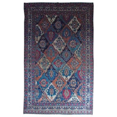 Antique Persian Kirman Carpet
