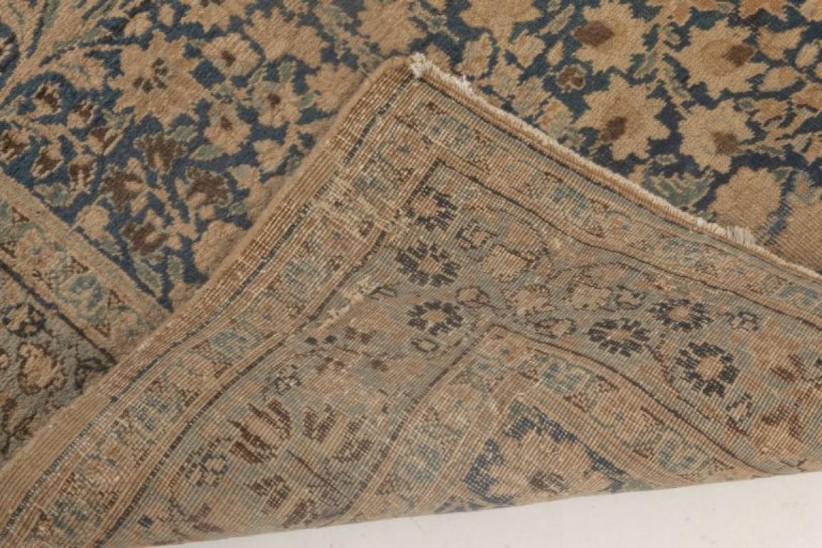 Antique Persian Kirman Handwoven Wool Runner For Sale 4