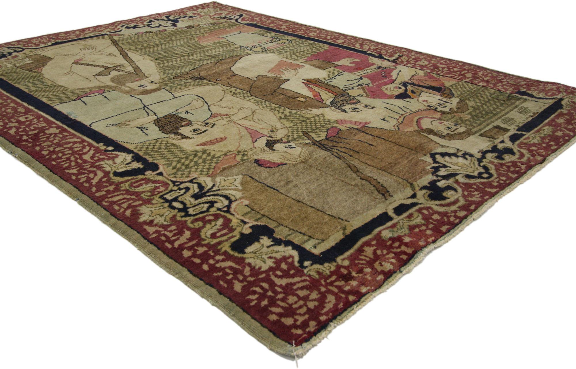 persian pictorial rug