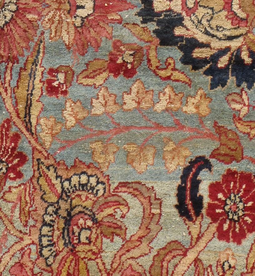 Hand-Woven Antique Persian Kirman Rug, Carpet  11' x 16'8
