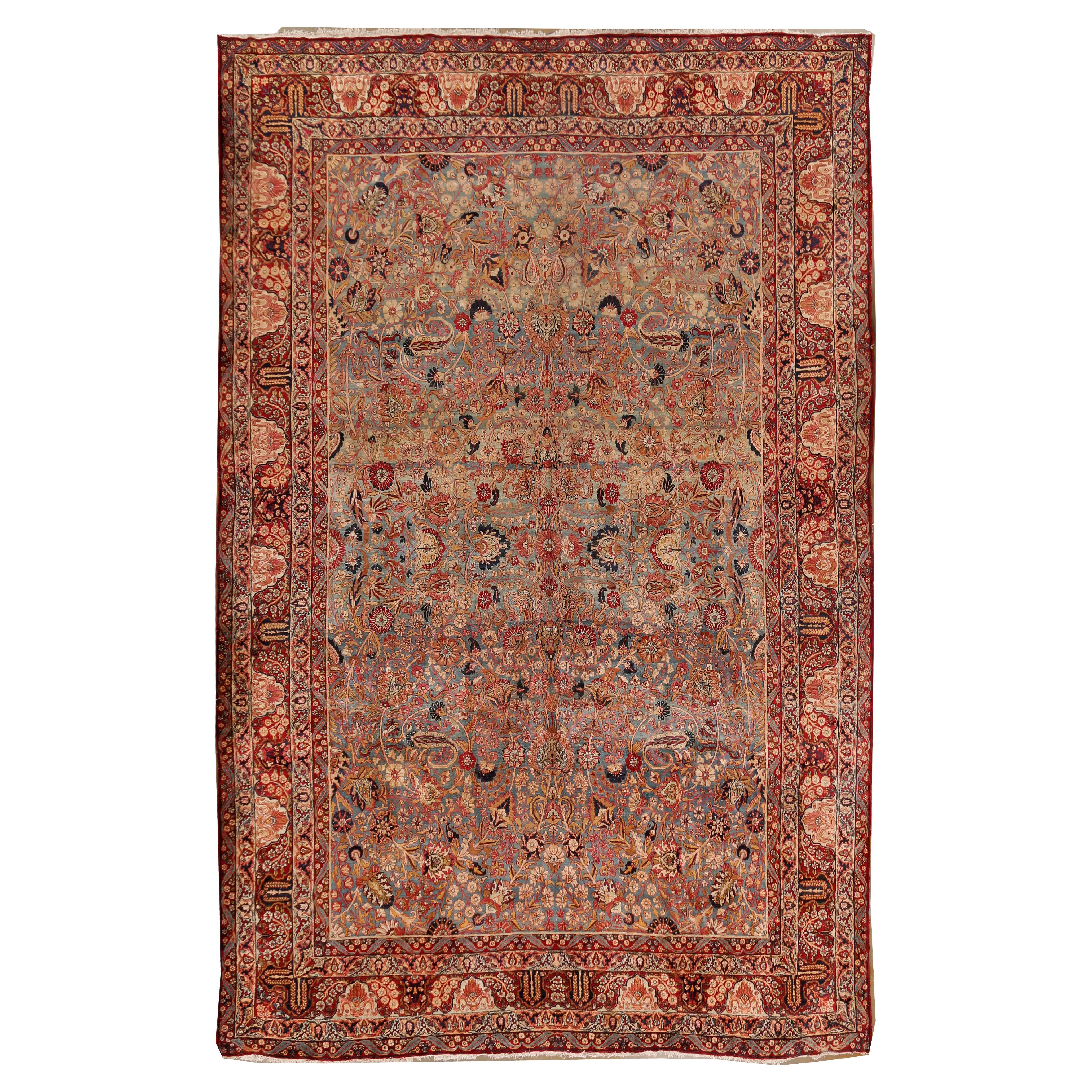 Antique Persian Kirman Rug, Carpet  11' x 16'8