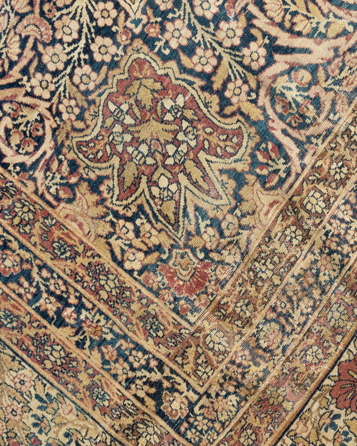 Antiker persischer Kirman-Teppich, um 1880  10'10 x 16'3 im Angebot 2