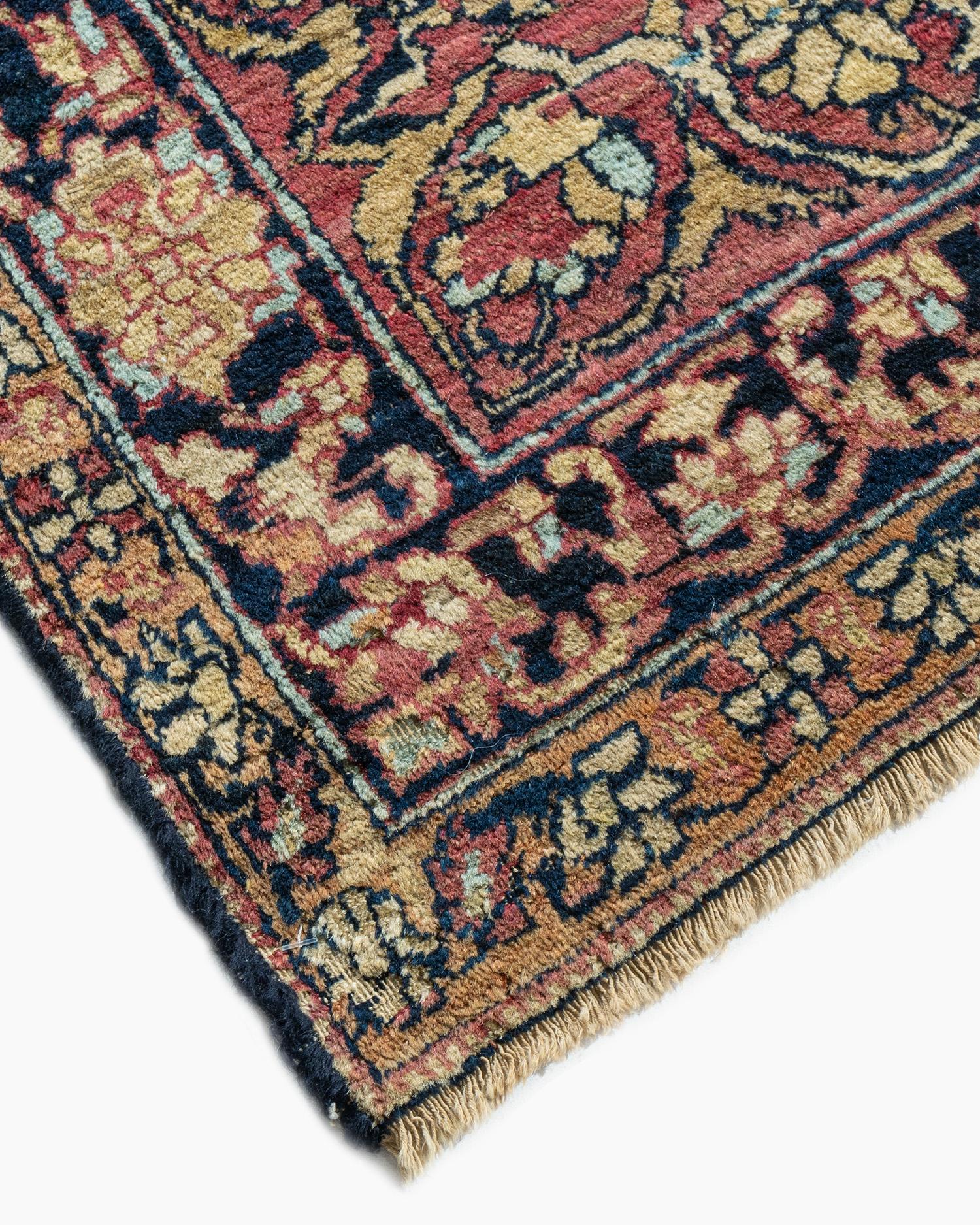 Antique Persian Kirman Rug, circa 1900  8'8 x 13'5 For Sale 6