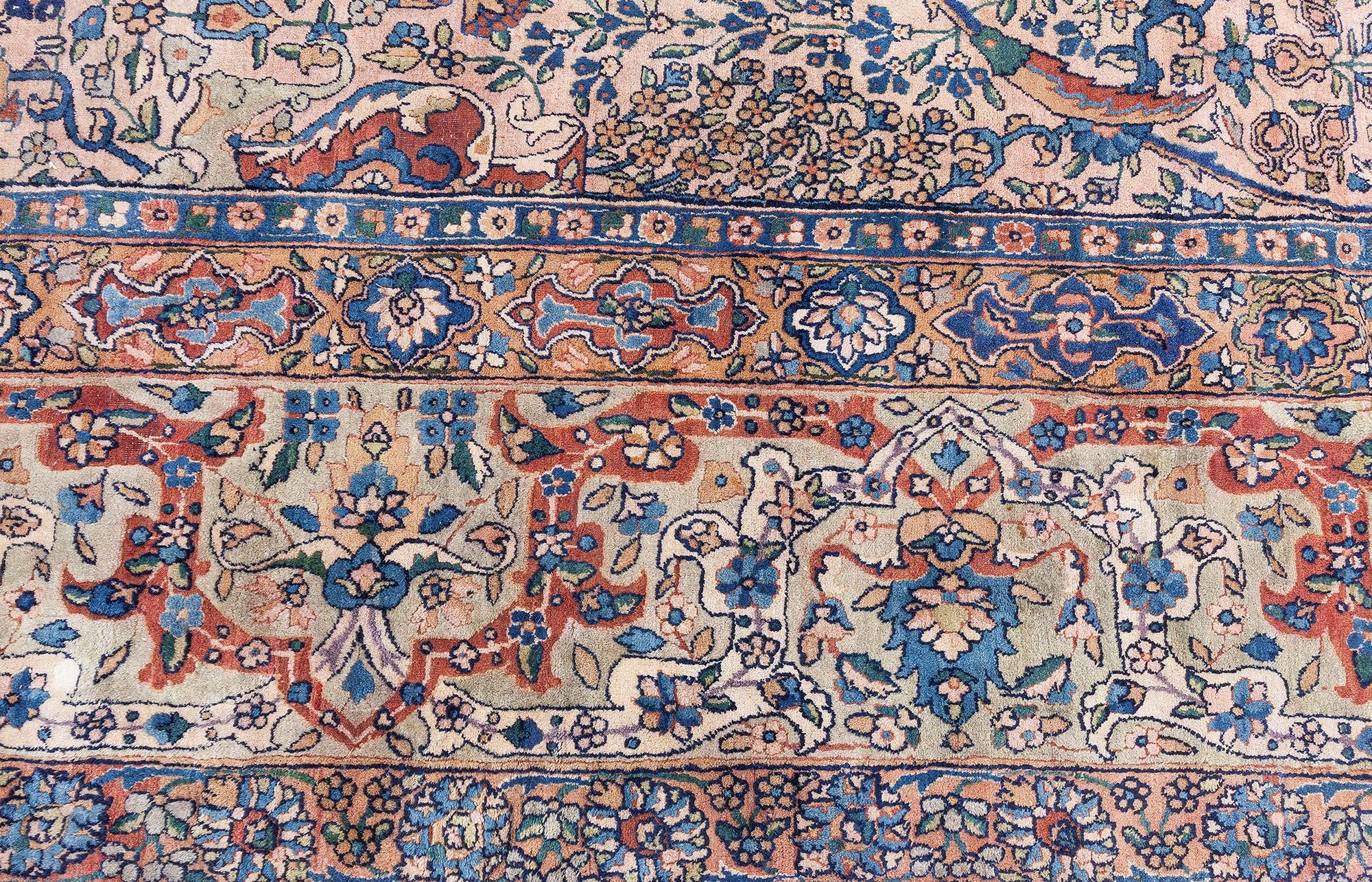 Perse Tapis persan antique Kirman Doris Leslie Blau en vente