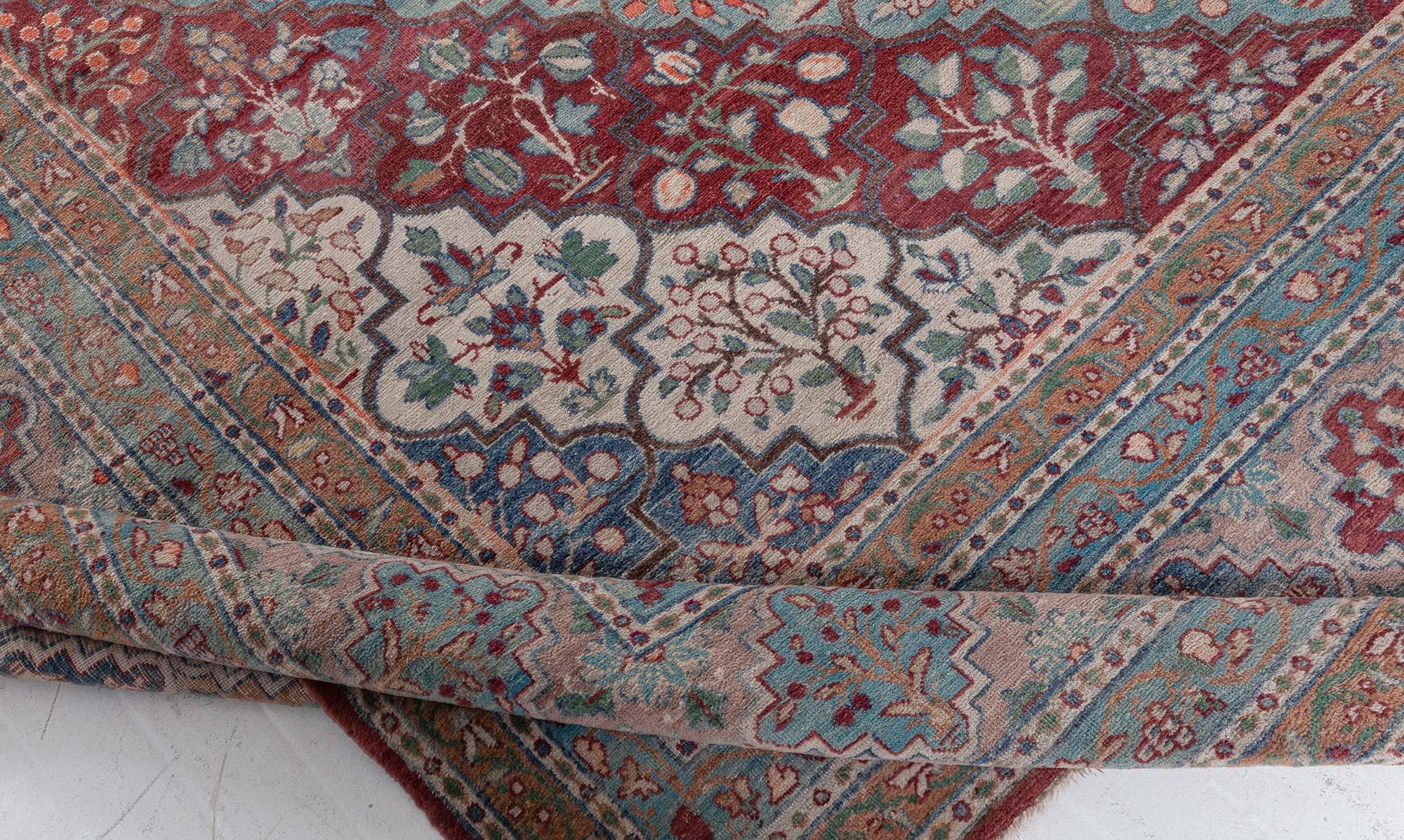 Antique Persian Kirman Rug For Sale 1