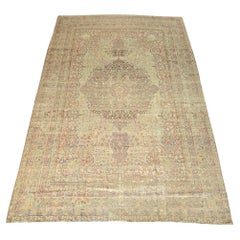 Antique Persian Kirman Shah Rug