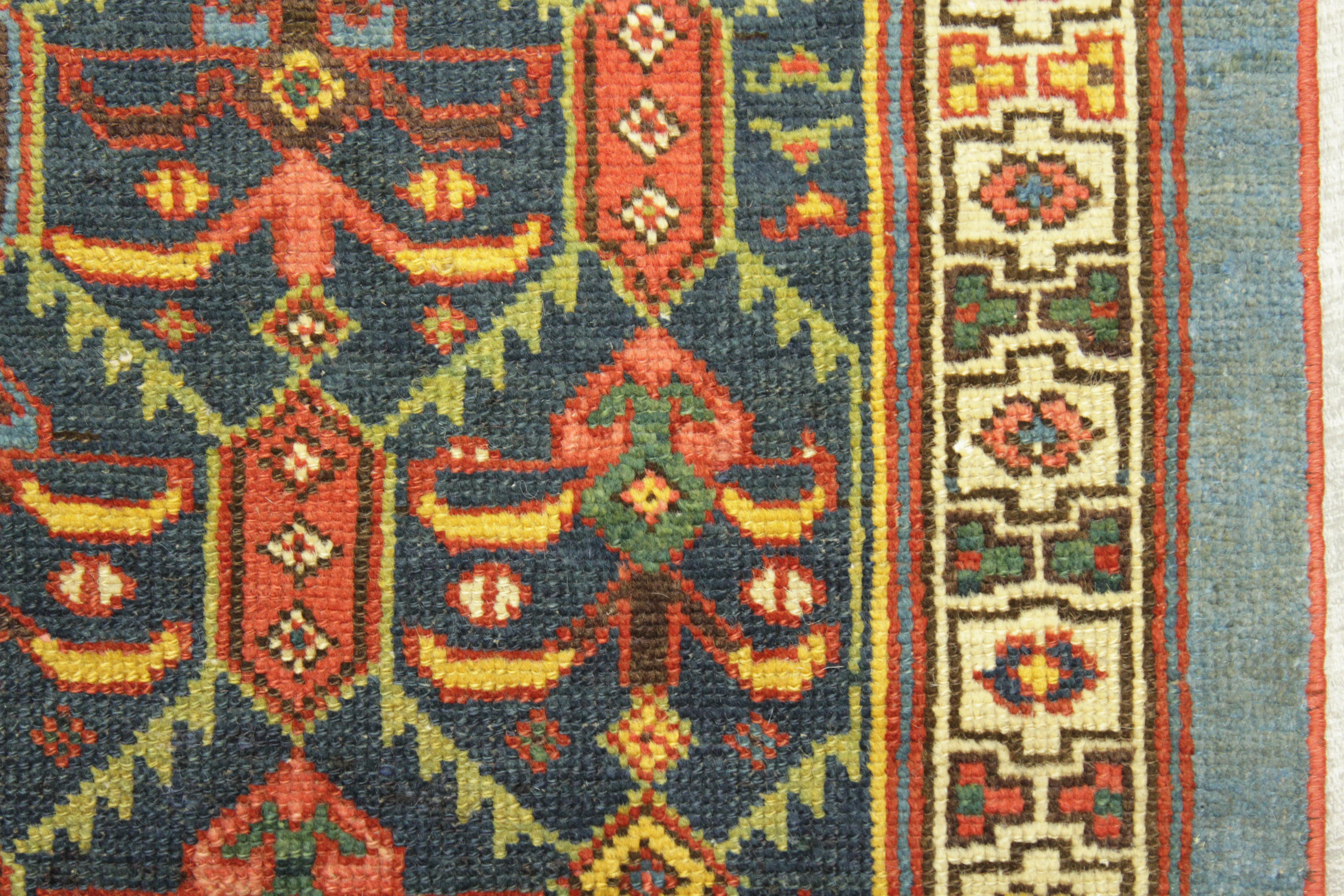Wool Antique Persian Kolayaei Runner Rug, Circa 1920 For Sale