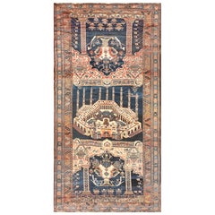 Antique Persian Kourdish Carpet. Size: 6 ft 8 in x 14 ft (2.03 m x 4.27 m)