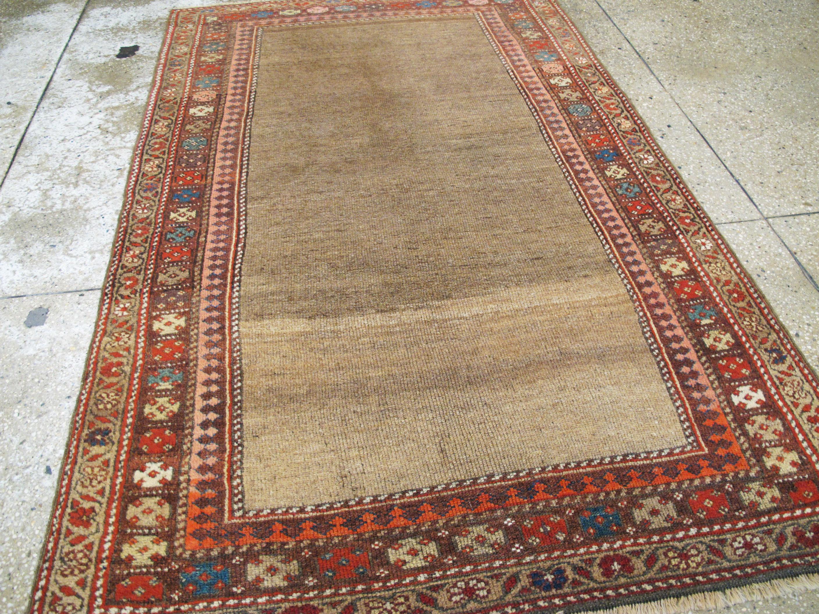 Antique Persian Kurd Rug In Fair Condition For Sale In New York, NY