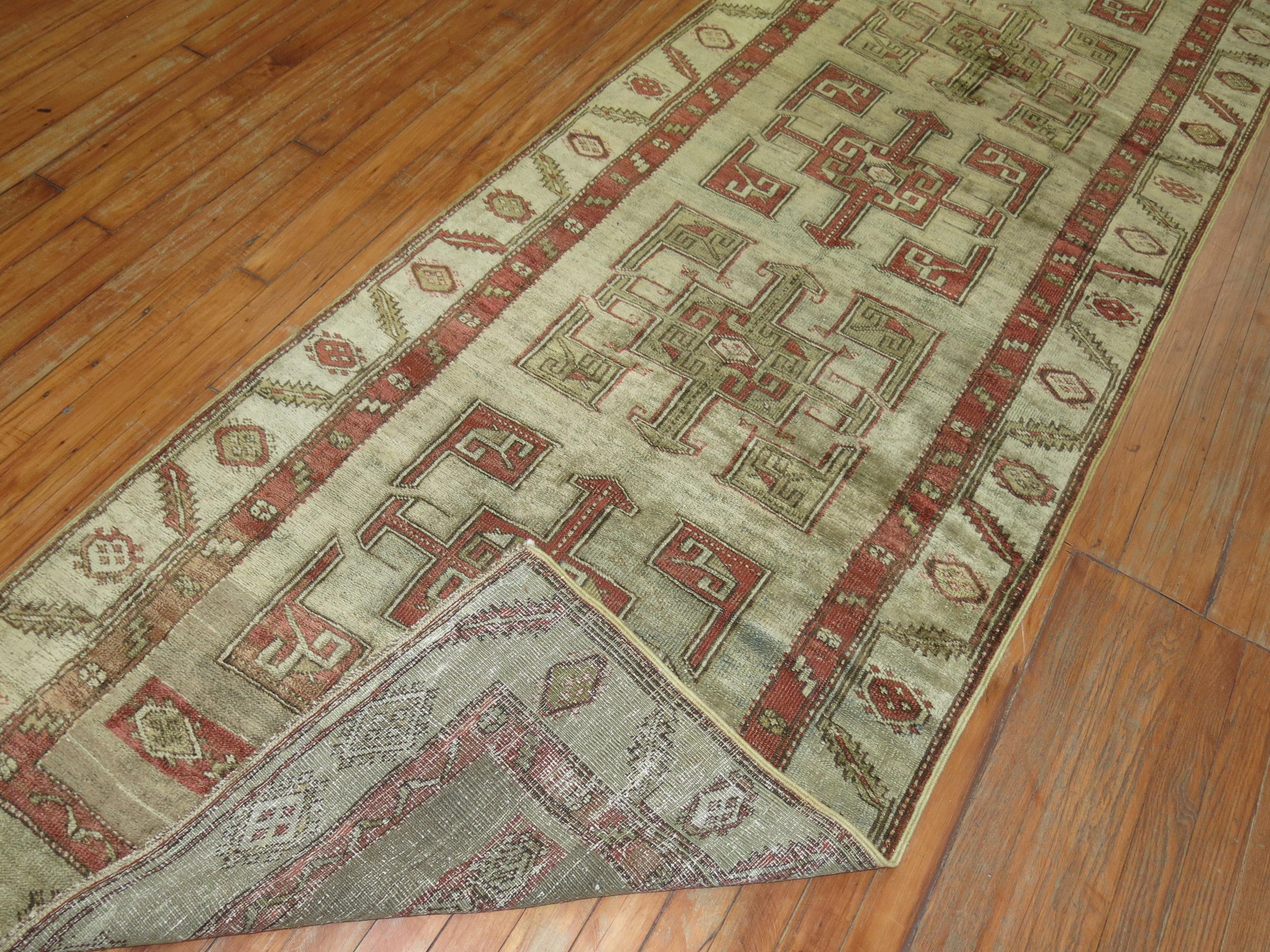 Antique Persian Kurd Runner In Good Condition For Sale In New York, NY