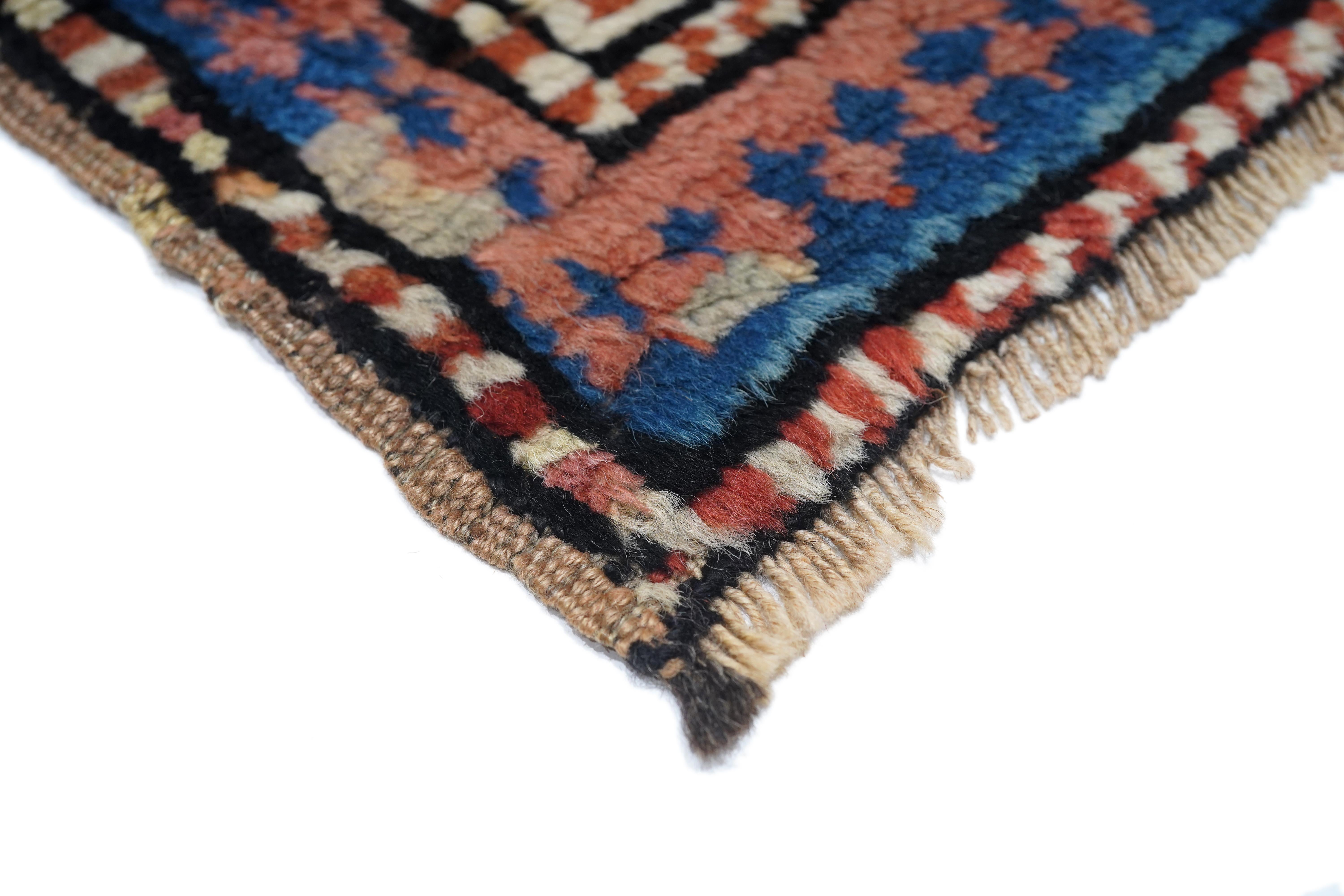 Autre Ancien tapis persan kurde de 3'3
