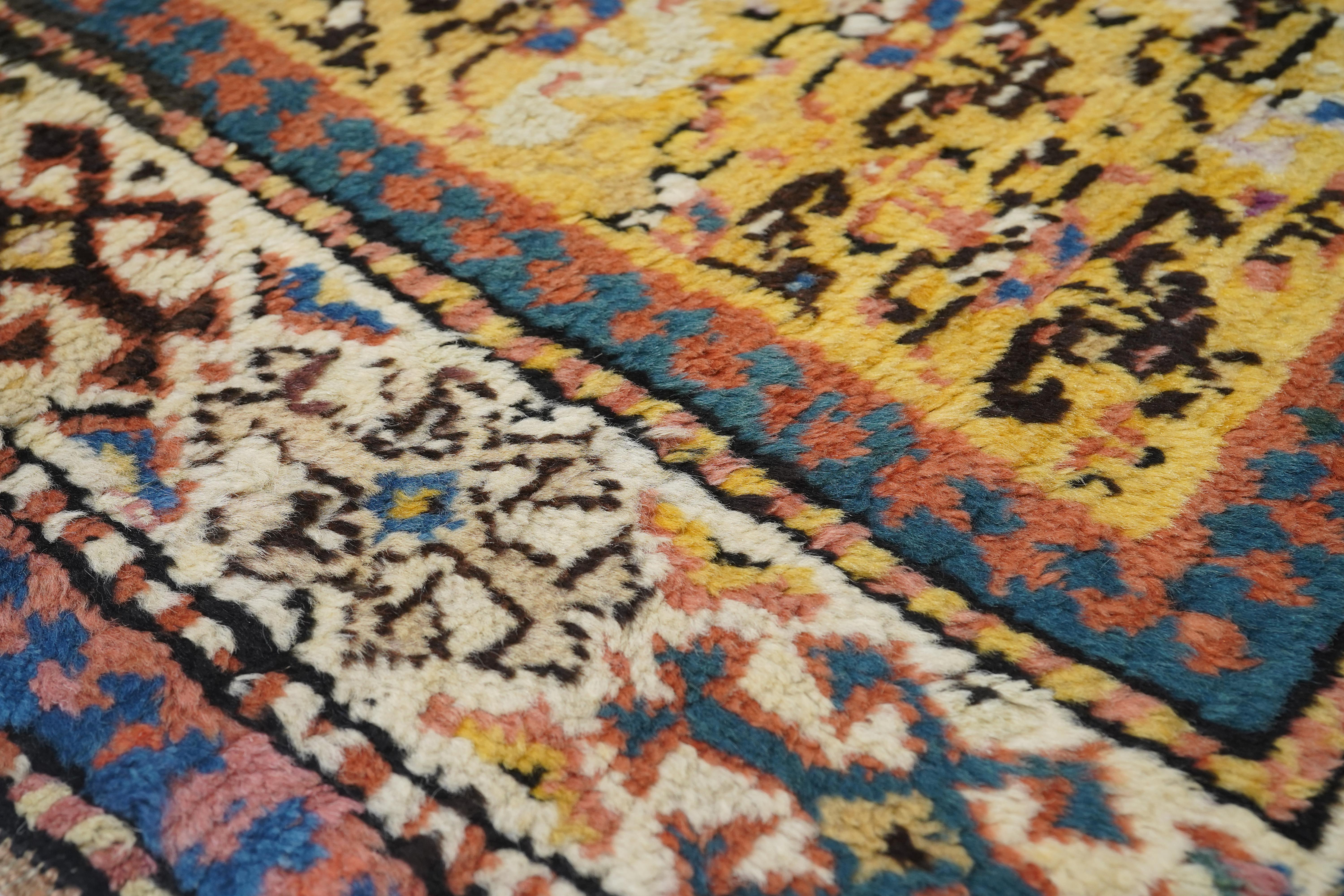Russe Ancien tapis persan kurde de 3'3