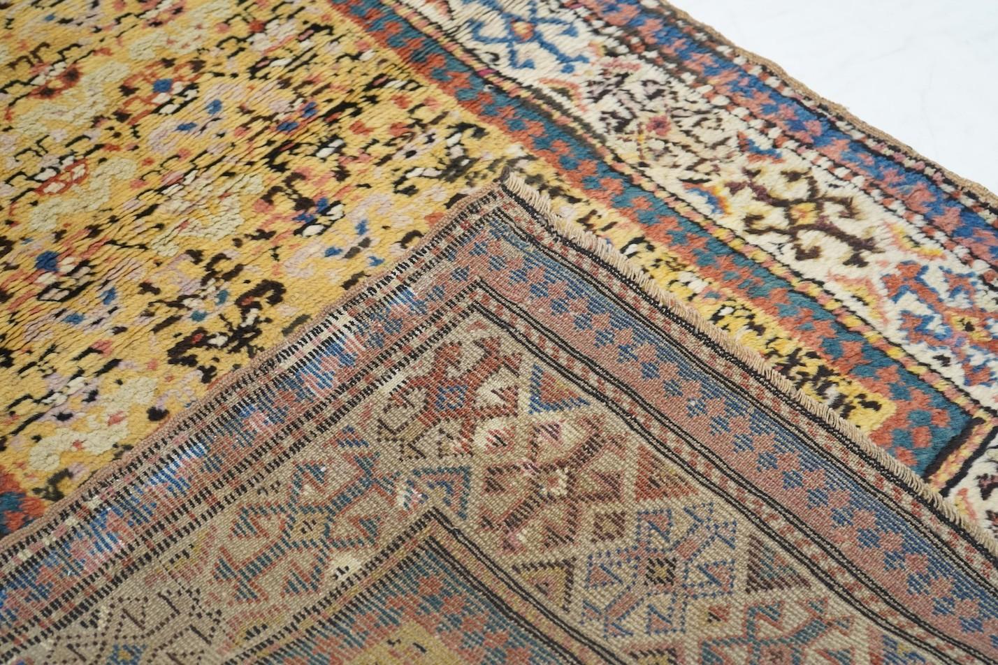 Ancien tapis persan kurde de 3'3
