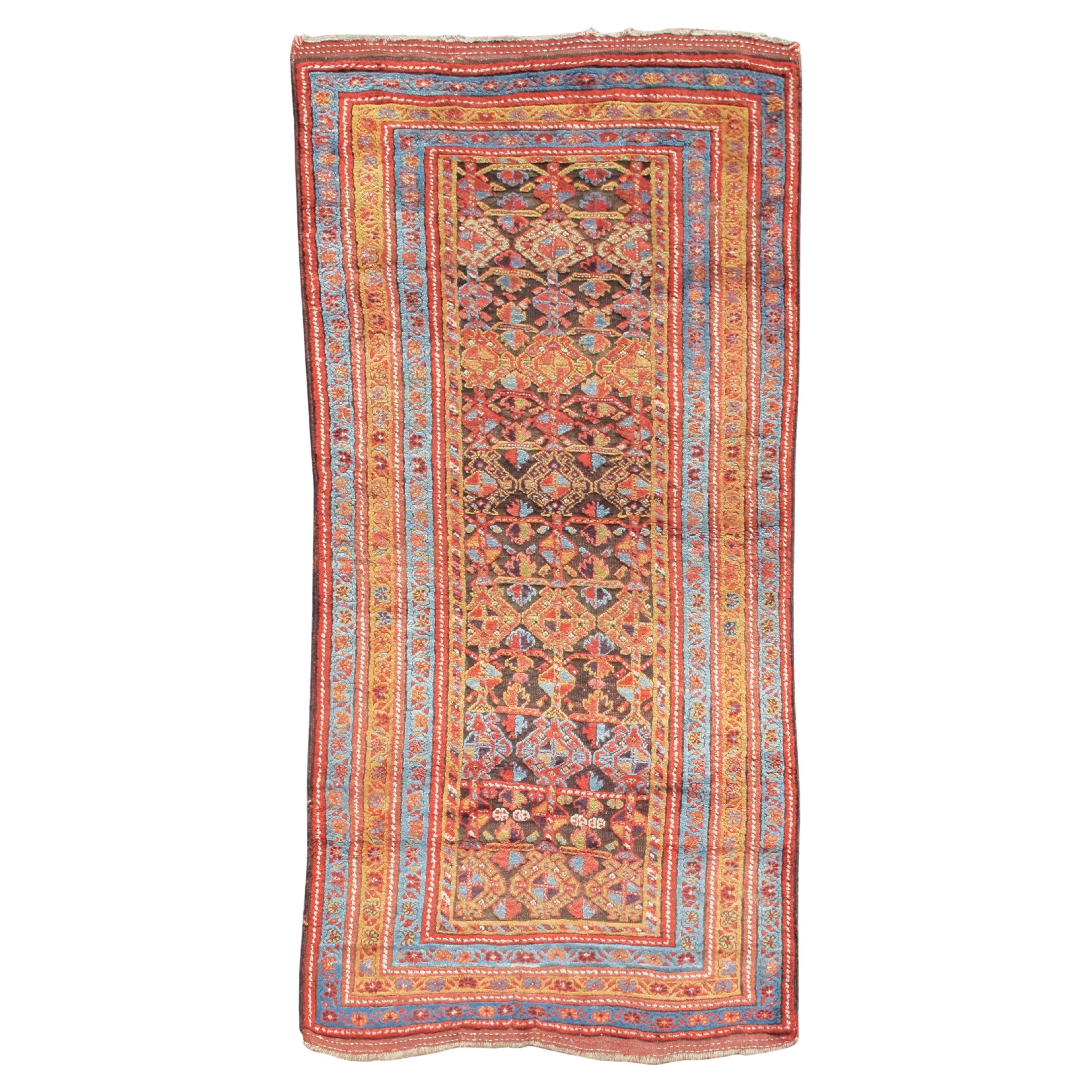 Antique Persian Kurdish Rug, 19th Century