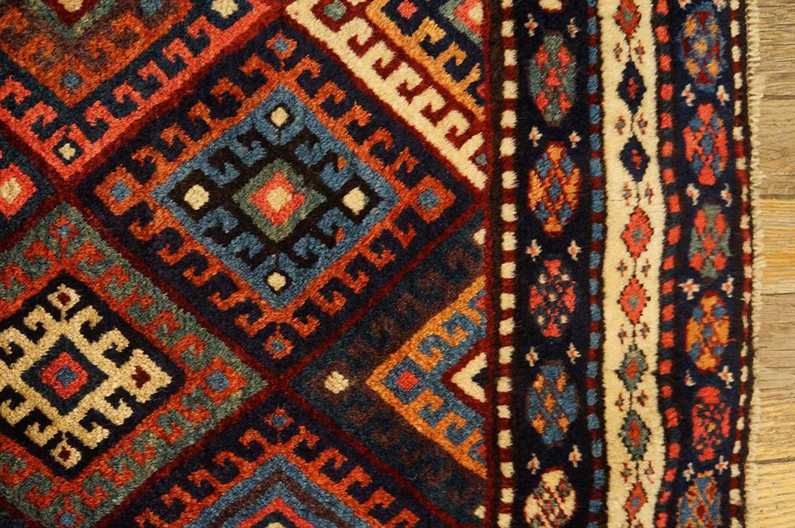 Antique Persian Kurdish Rug 2' 10