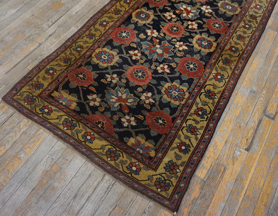 19th Century W. Persian Kurdish Carpet ( 3'4