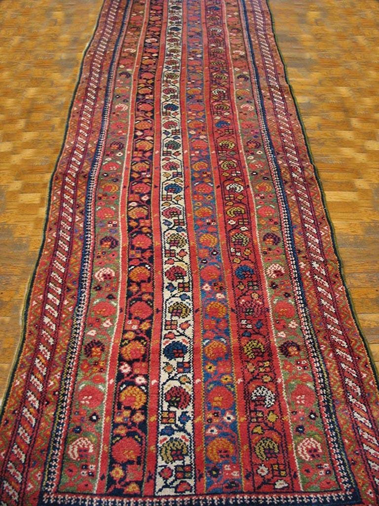 Tappeto Runner persiano curdo dei primi del 20° secolo W. 
3'5