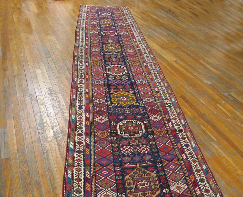 Wool Early 20th Century W. Persian Kurdish Carpet ( 3'5