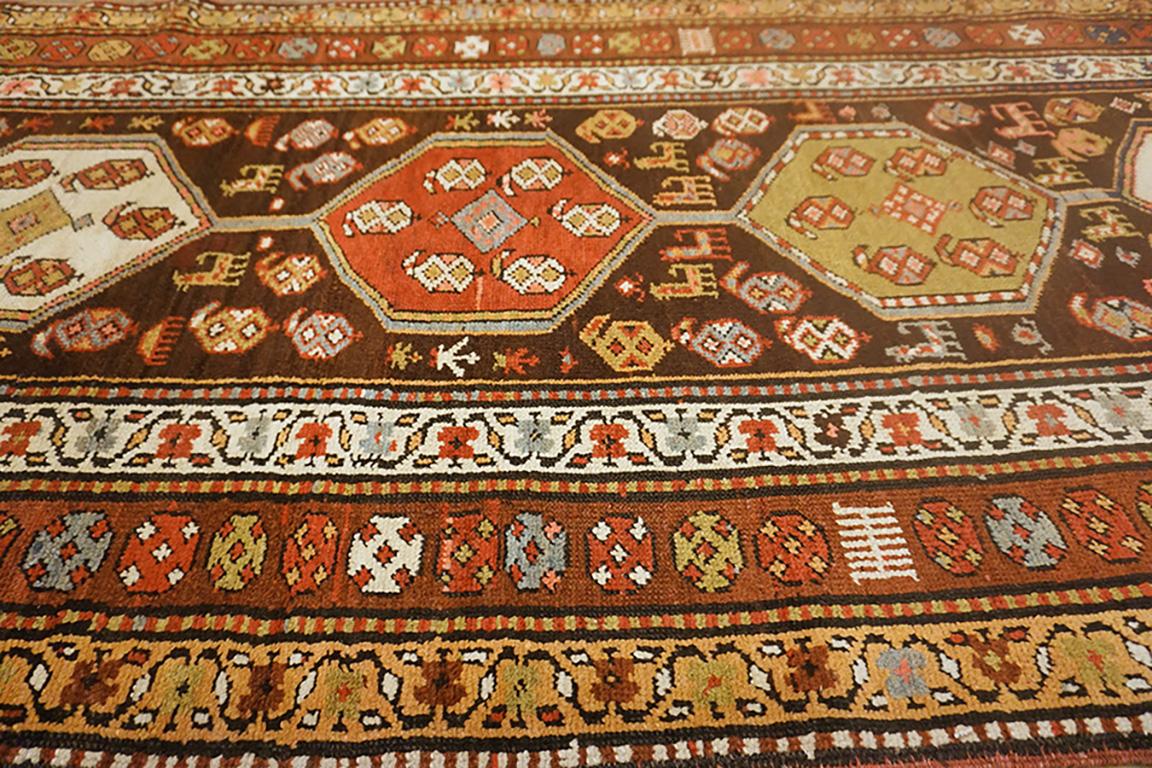 Early 20th Century W. Persian Kurdish Runner Carpet (3'10