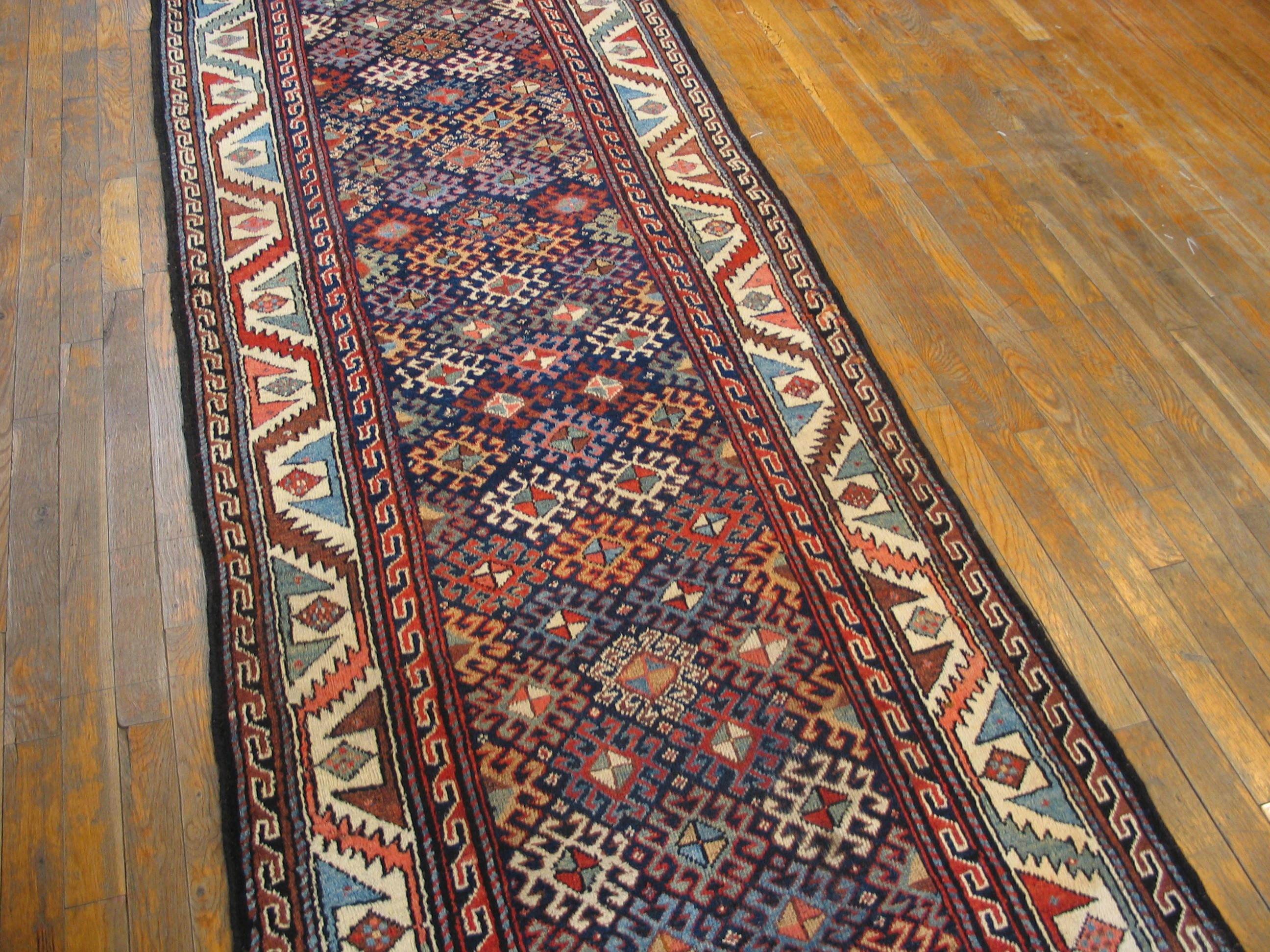 Antique Persian Kurdish rug, size: 3'3