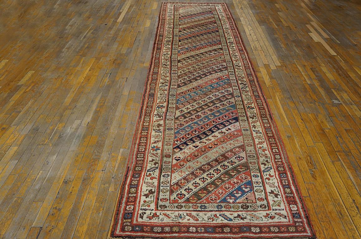 Antique Persian Kurdish rug, size: 3'4