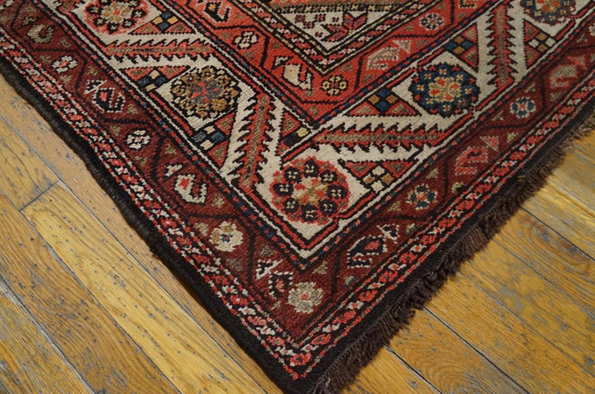 Antique Persian Kurdish rug, size: 3'5