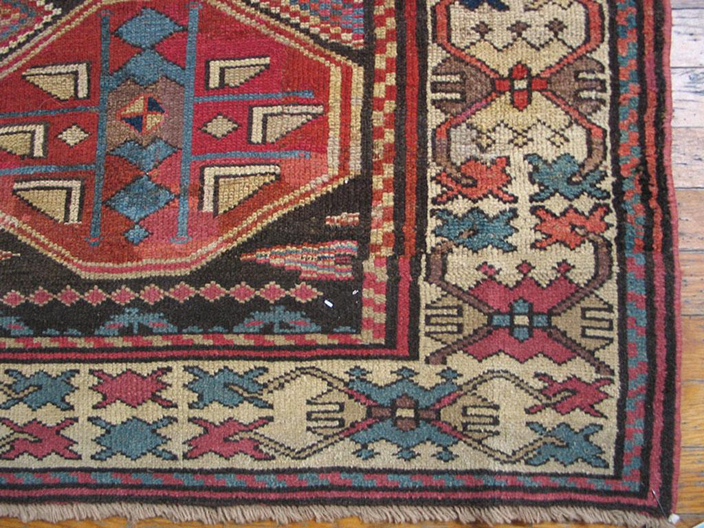 19th Century W. Persian Kurdish Carpet ( 3'5