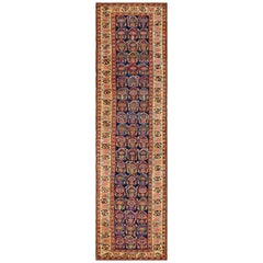 Mitte des 19. Jahrhunderts W. Persischer Kurdischer Teppich ( 3'6" x 13'6" - 107 x 411")